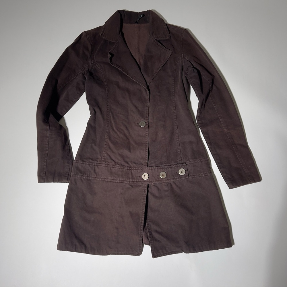 Naf Naf Brown Coat - image 1